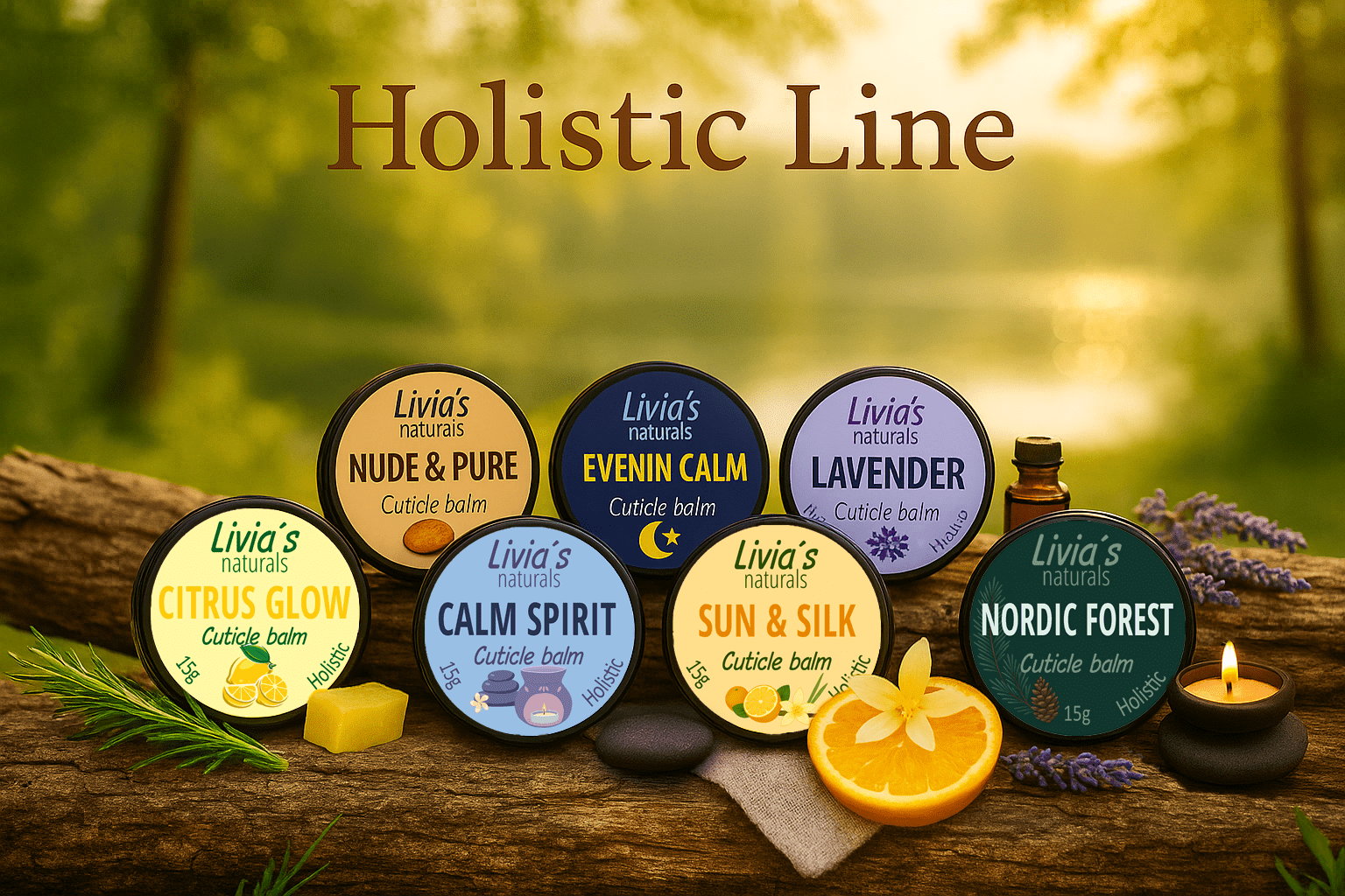 naturlig nagelvård för balans och lugn – Holistic Line Livia’s Naturals